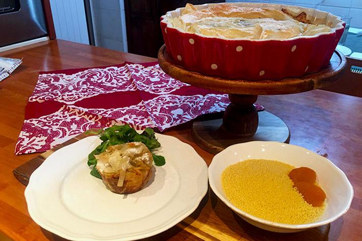 PASTELA DE POLLO CON COUS-COUS